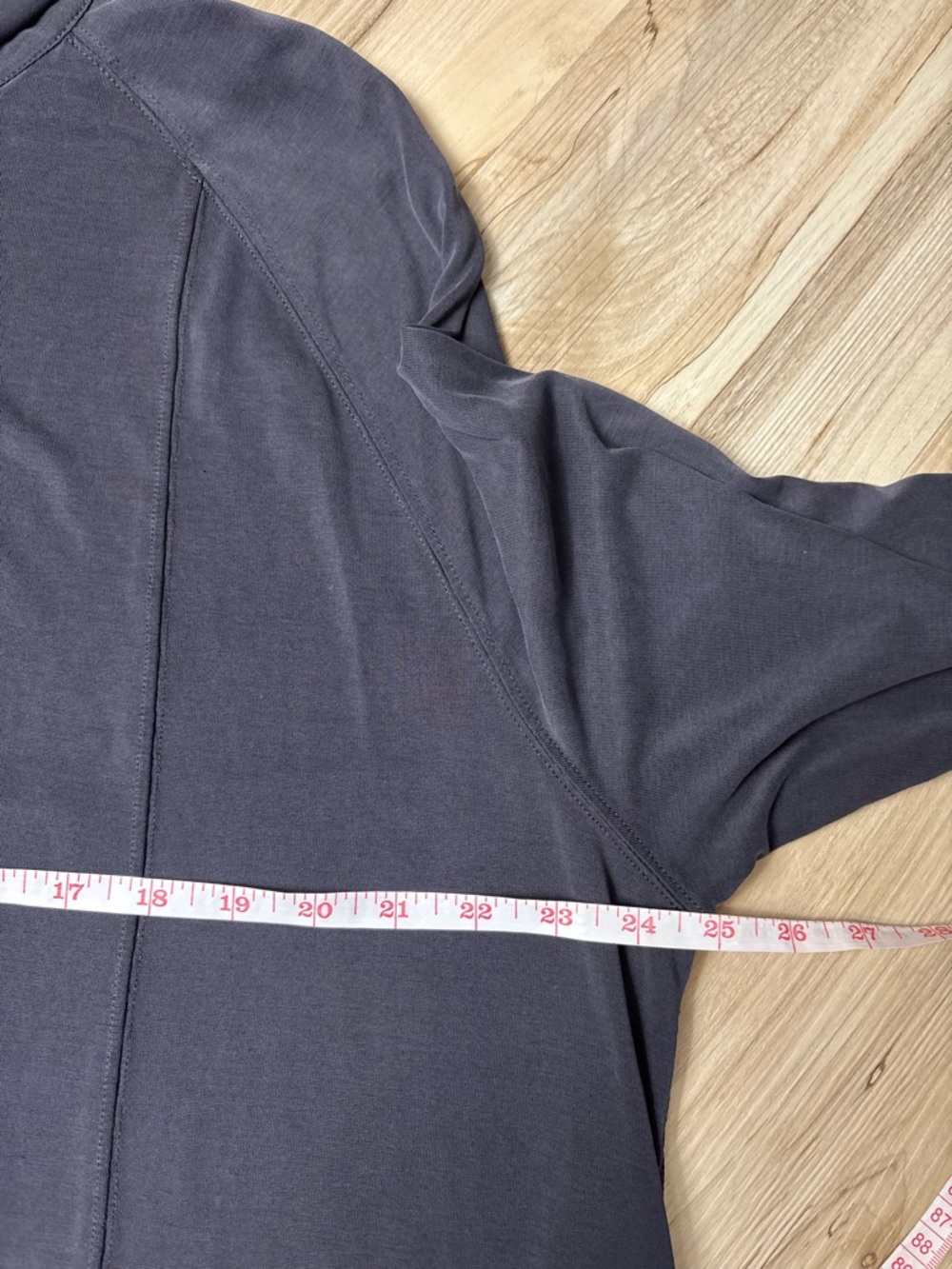 We The Free “Rose” Gray Small Polo Henley Top Modal Oversized Boho Minimalist - Picture 13 of 14
